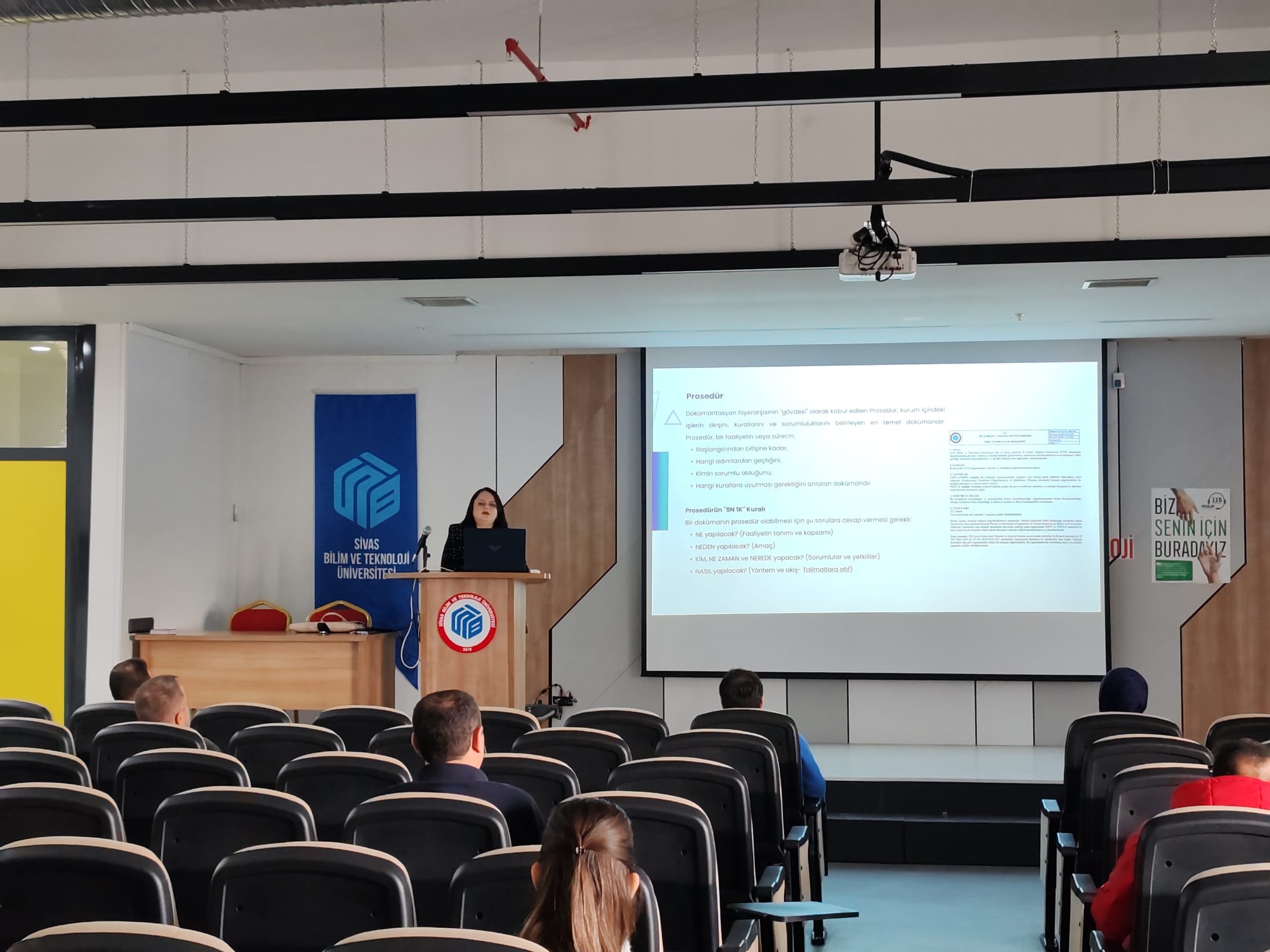 Doküman Yönetimi ve Kayıtların Kontrolü Eğitimi Düzenlendi